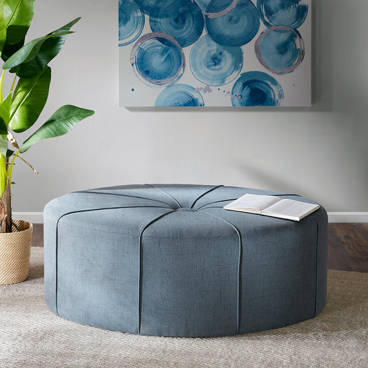 Polyester Fabric Large Cocktail Ottoman Modern Style For Living Room