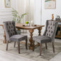 Rustic Wingback Dining Chairs Set of 2 W114343647