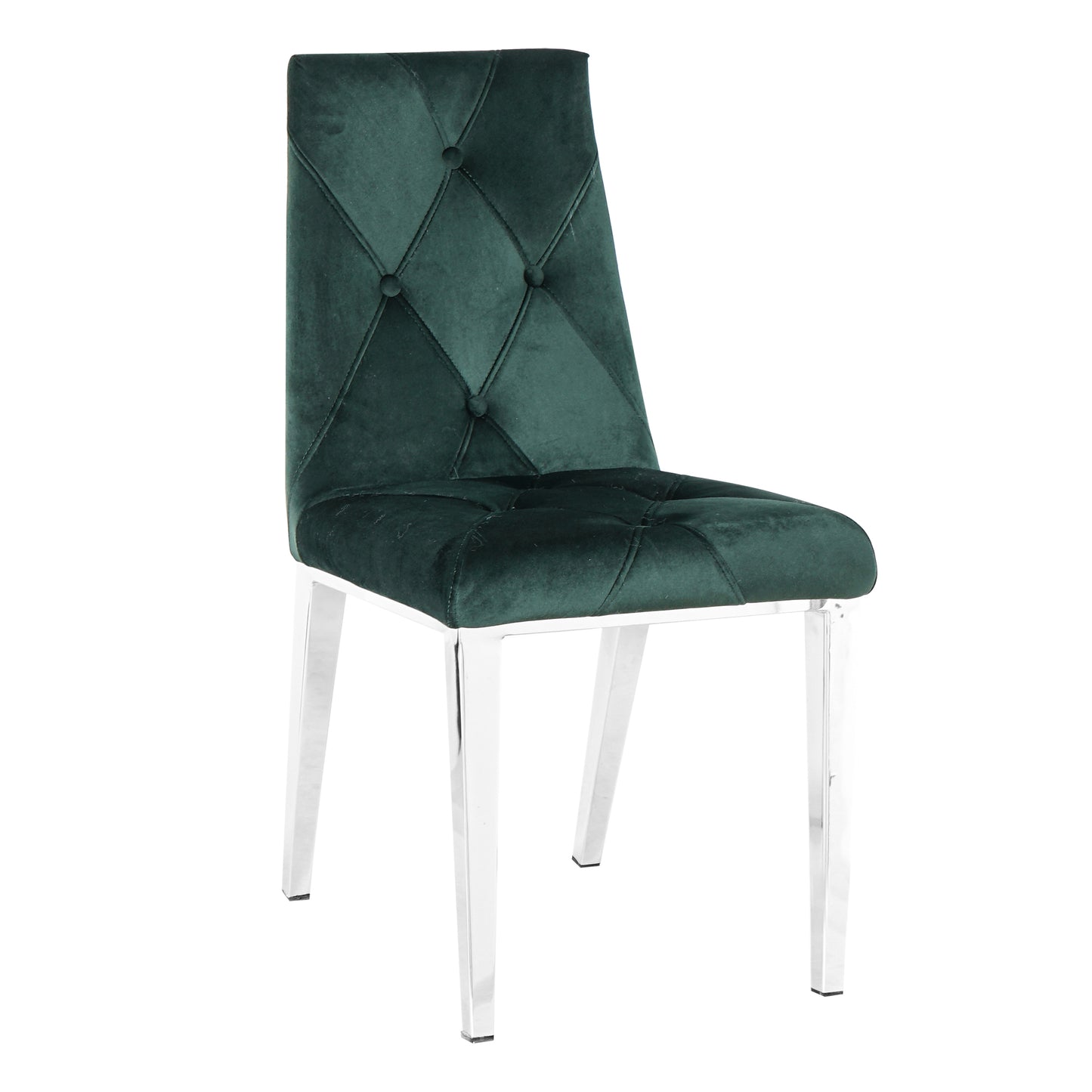 Velvet Tufted Dining Chairs  Set of 2 W21037587