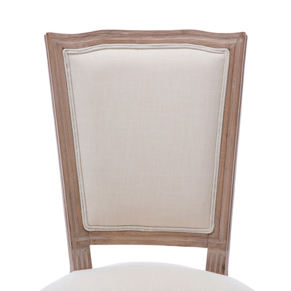 Wooden French Style Dining Chairs Set of 2 W21225389