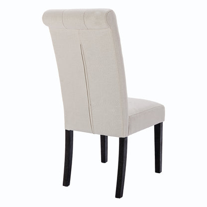 Button-Tufted Upholstered Dining Chair  Set of 2 W21237515